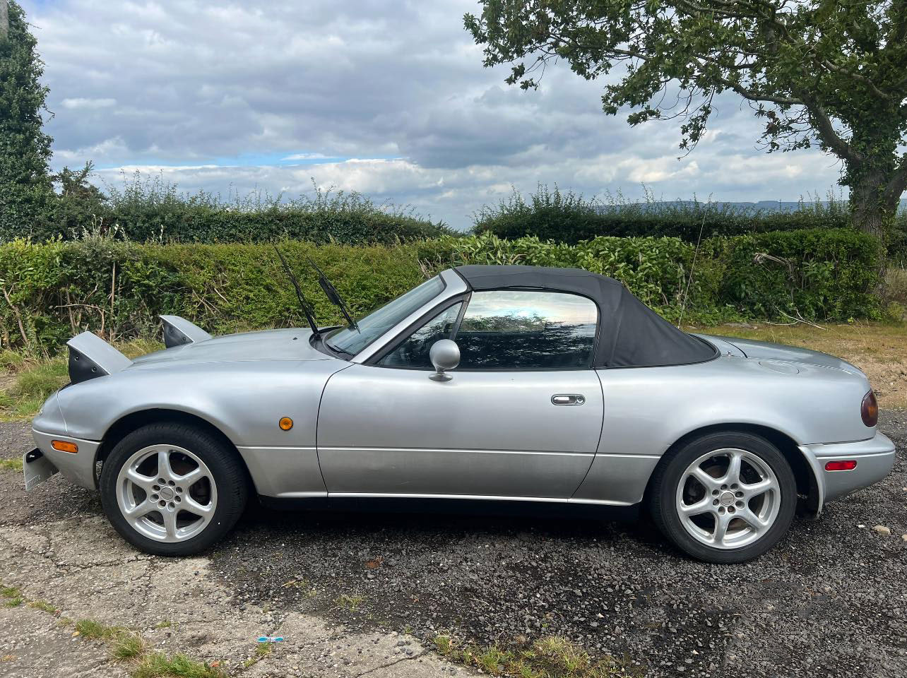miata side cleaned Professional Full Interior Car Detailing by MC AutoGleam Valeting and Detailing