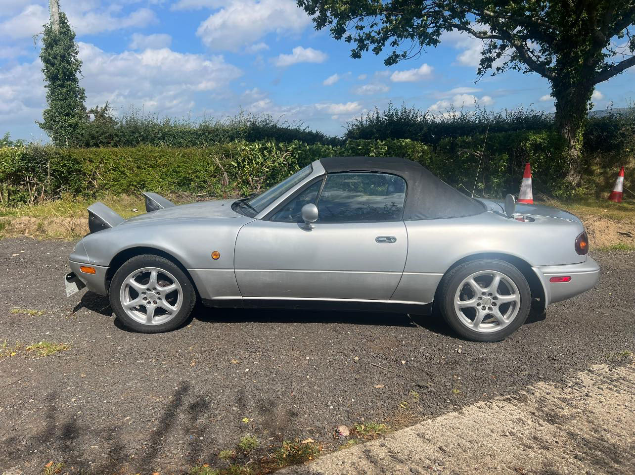 miata side cleaned MC AutoGleam Full Exterior Detail in Limavady on a car